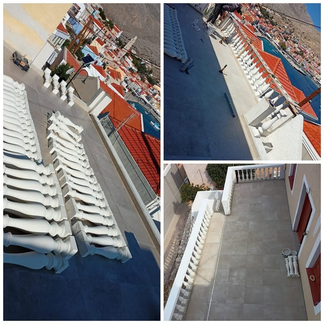 Traditional island wall work / Παραδοσιακές εργασίες τοιχοποιίας